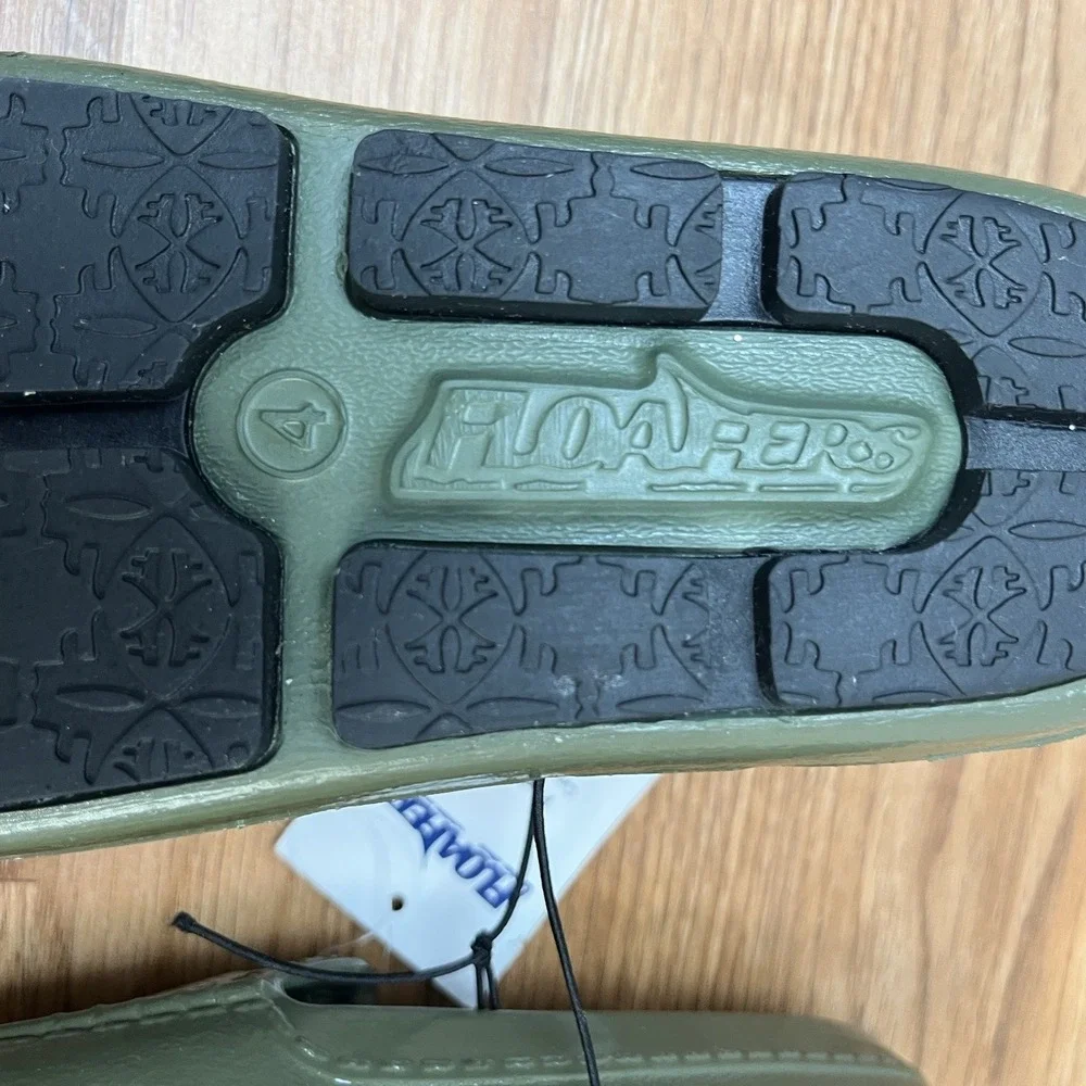 Floafers Prodigy Driver Patent Cypress Green Loafers‎ Shoes Big Kids Size 4 NEW